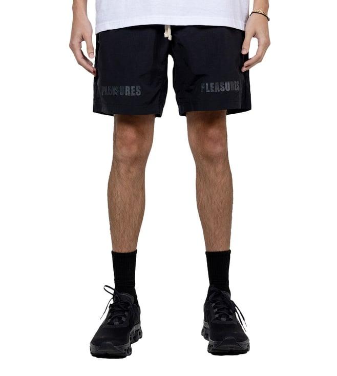 pleasures x capsul black jacinto relaxed fit shorts