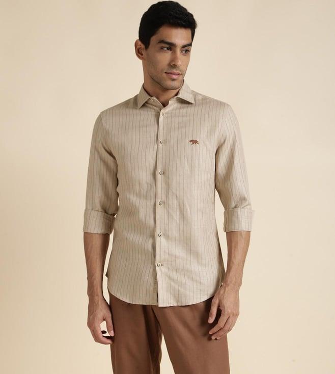 andamen men's khaki cutaway shirt