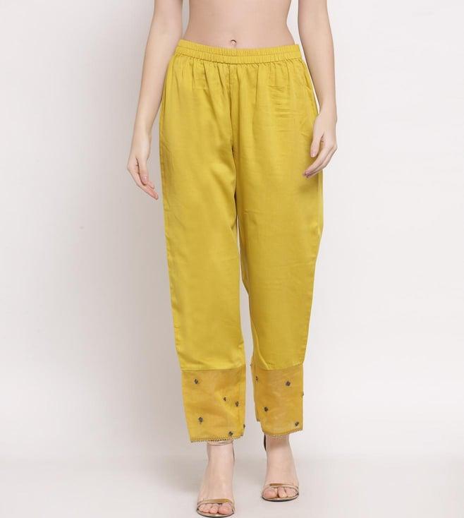 dart studio yellow palazzo