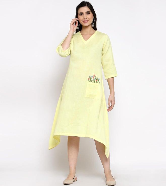 dart studio yellow dress