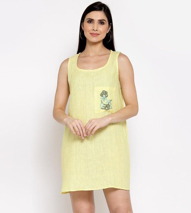 dart studio yellow dress