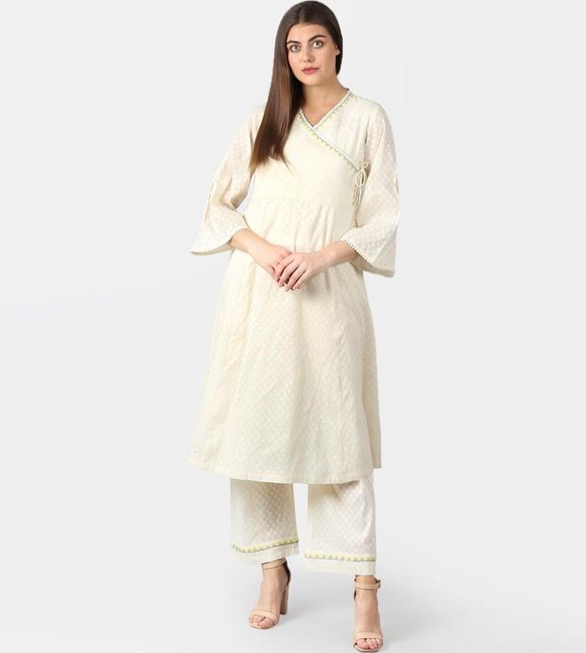 dart studio white a-line kurta