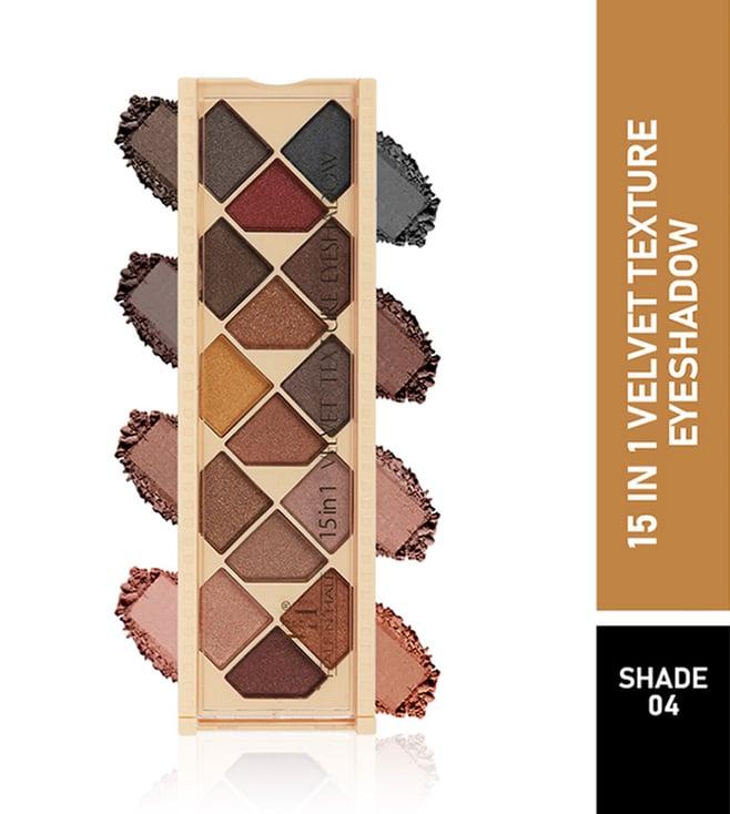 half n half 15 in 1 velvet texture eyeshadow 04 - 12 gm