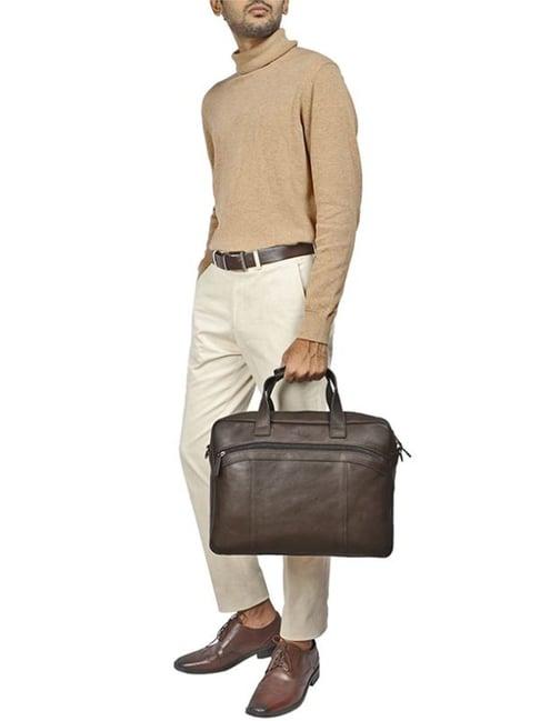 hidesign the ridgeway 01 brown solid medium messenger bag