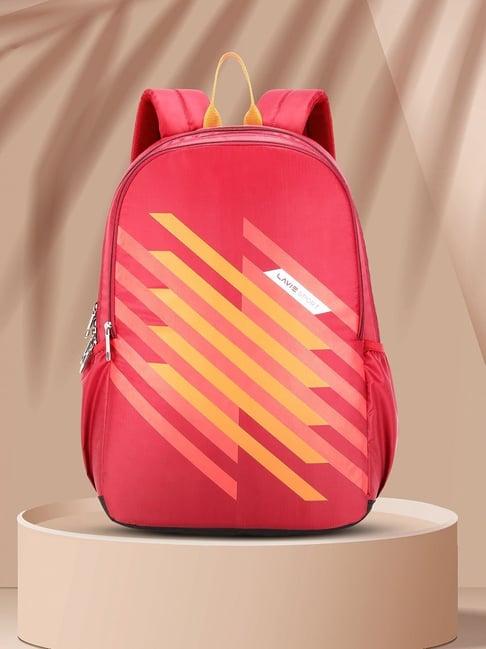 lavie sport charge maroon polyester medium backpack