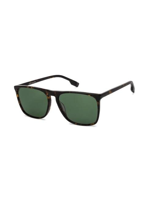 john jacobs jj s11089 green square sunglasses