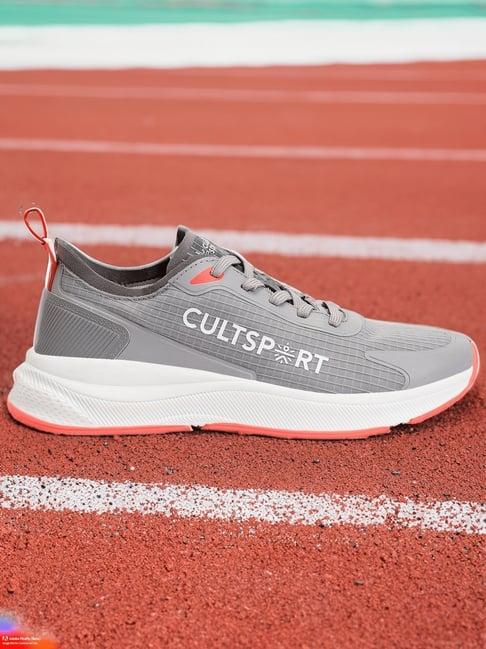 cultsport women's comfort grey running shoes