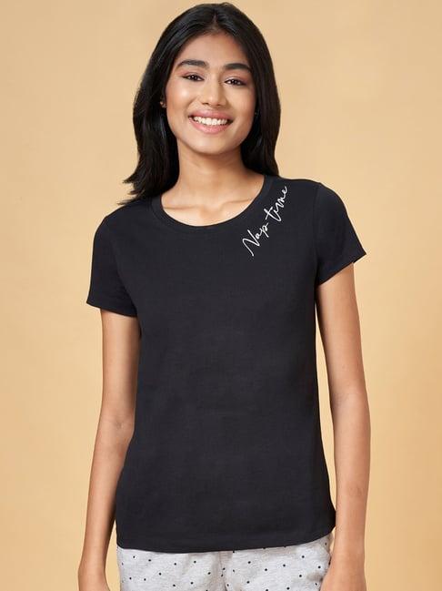 dreamz by pantaloons black cotton t-shirt