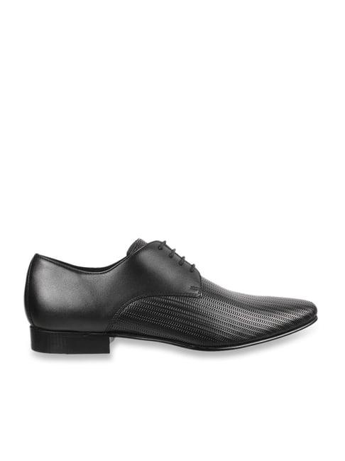 da vinchi by metro men's black derby shoes