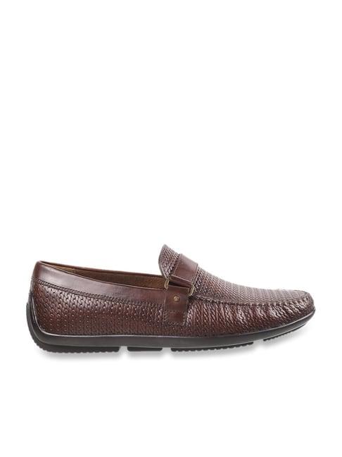 j. fontini by mochi men's brown casual loafers