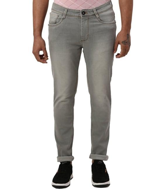 park avenue grey super slim fit jeans