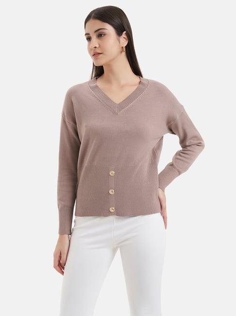 kazo khaki pullover