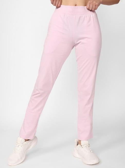 reebok pink cotton track pants