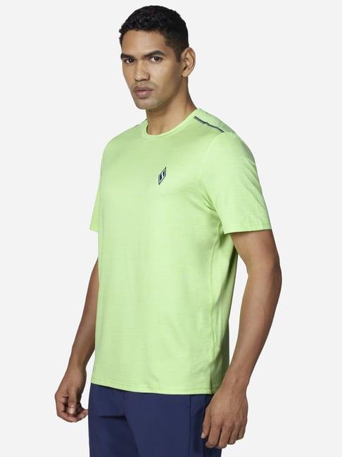 skechers green regular fit t-shirt