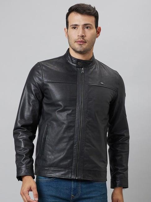 being human black regular fit jacket