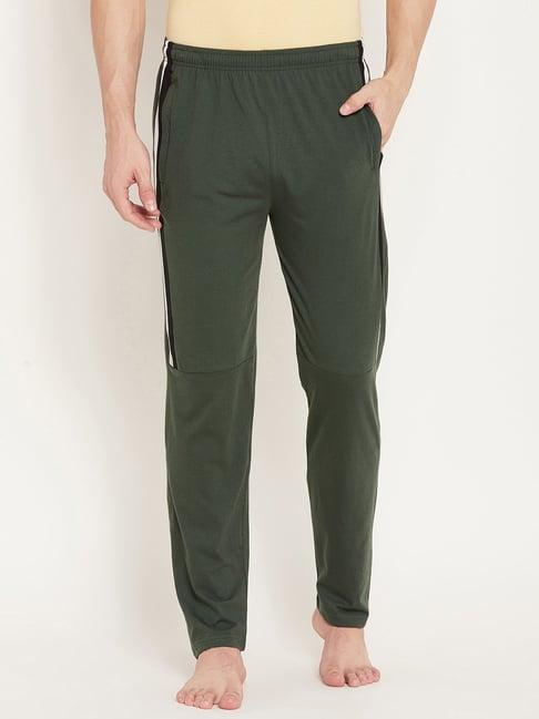 okane green regular fit lounge pants