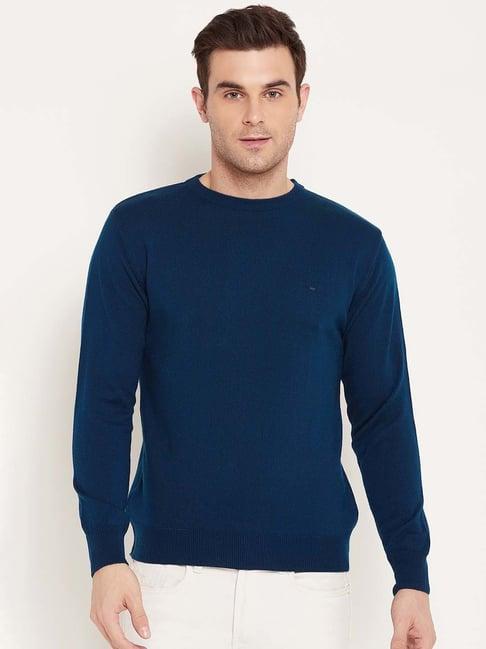 okane navy regular fit sweater