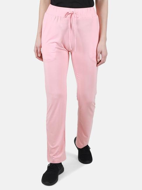 monte carlo peach regular fit mid rise trackpants