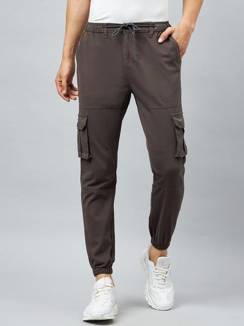 club york grey slim fit cargo joggers