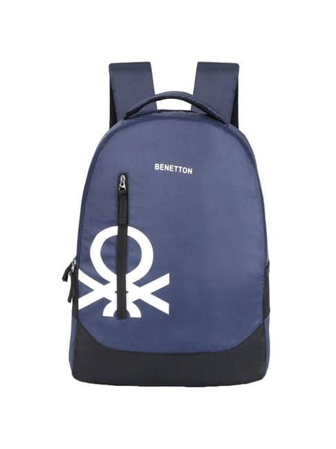 united colors of benetton sable 19 ltrs navy medium backpack