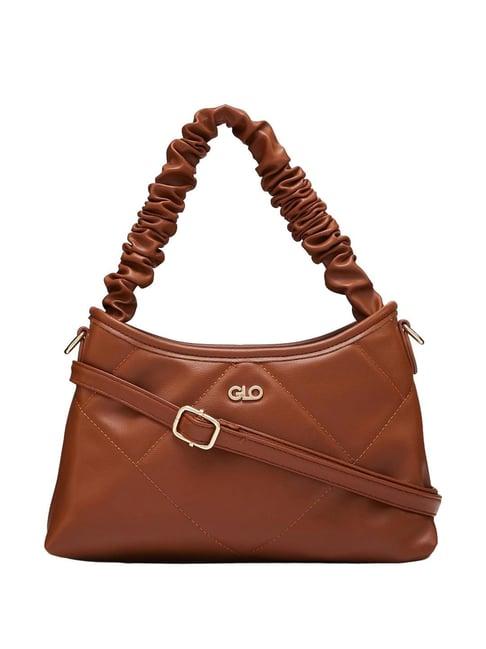 globus tan textured medium hobo handbag