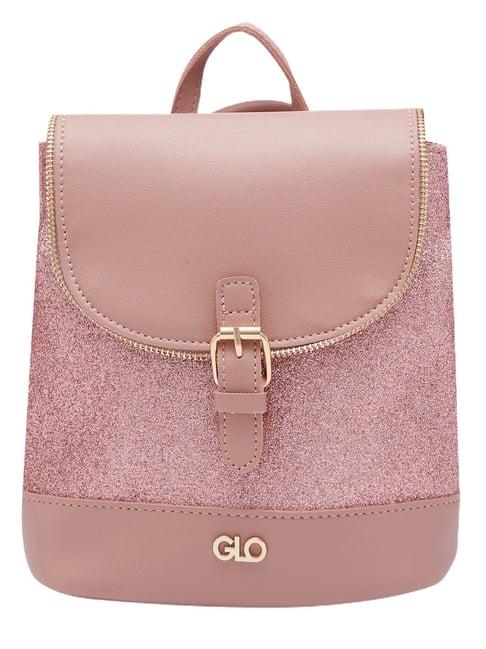 globus women taupe textured vegan leather backpack