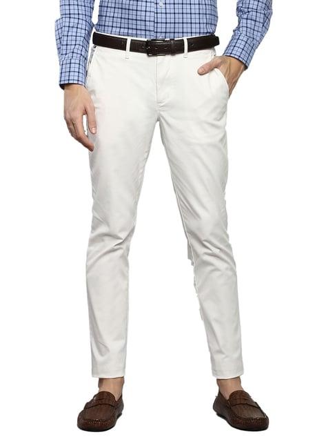 tommy hilfiger weathered white cotton straight fit chinos