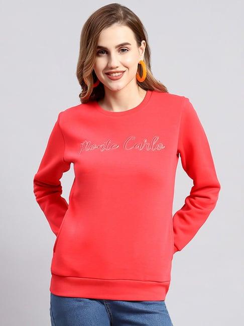 monte carlo coral embroidered pullover