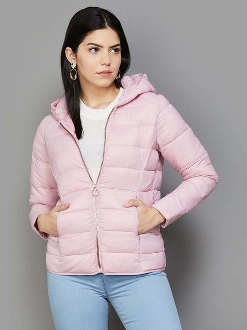 code by lifestyle pink regular fit jacket