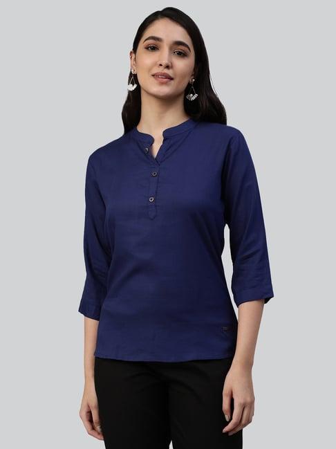 lyra indigo regular fit tunic