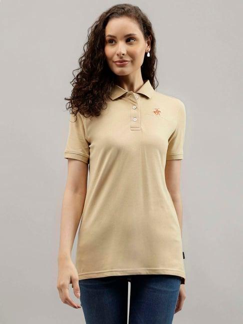 beverly hills polo club khaki skinny fit t-shirt