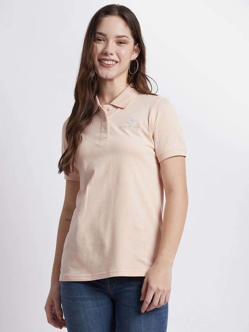 beverly hills polo club beige skinny fit t-shirt