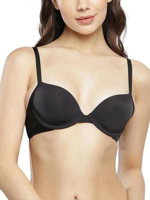 calvin klein underwear black regular fit bra