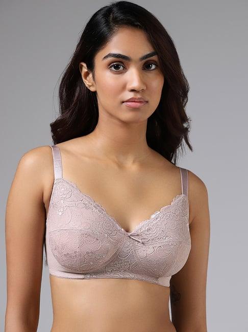 wunderlove by westside light grey lace bralette