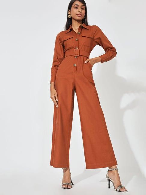 the label life rust jumpsuit