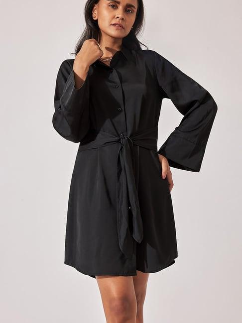 the label life black shirt dress