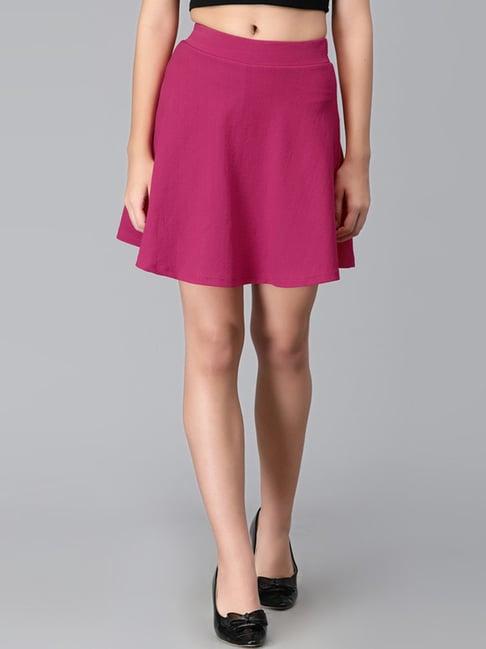 selvia pink mini skirt