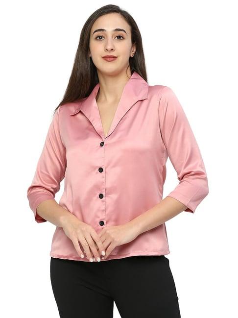 smarty pants peach regular fit shirt