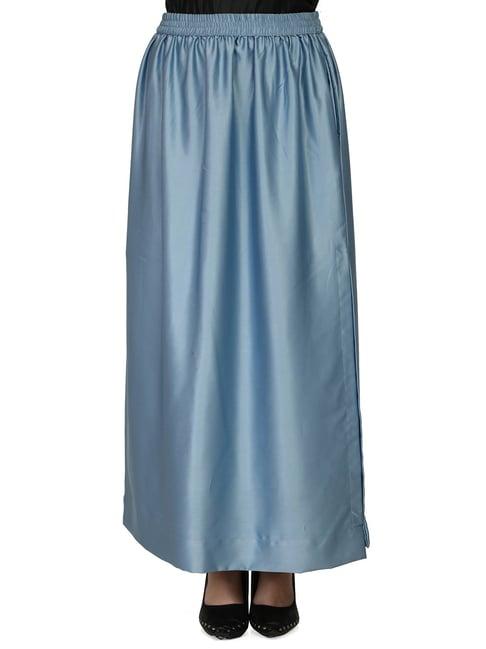 smarty pants blue maxi skirt