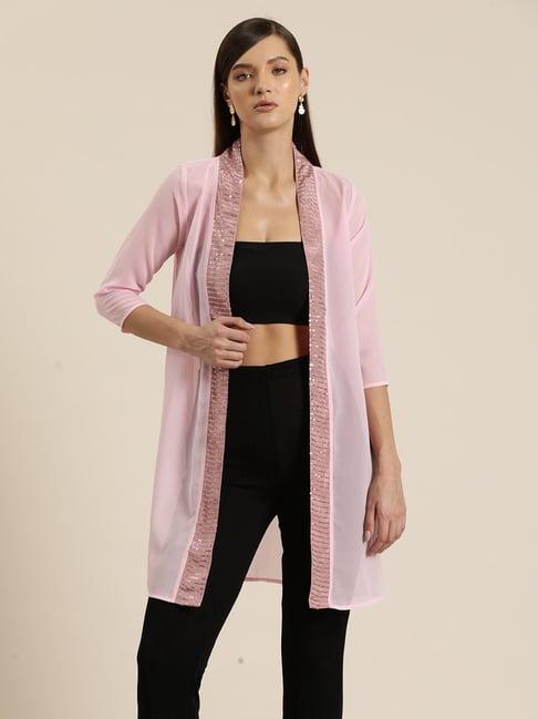 qurvii pink shrug