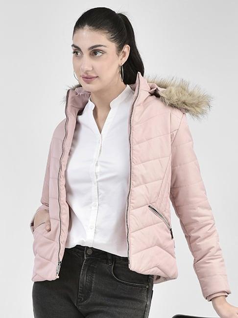 crimsoune club peach regular fit puffer jacket