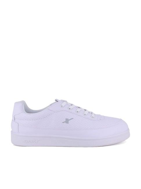 sparx men's white casual sneakers