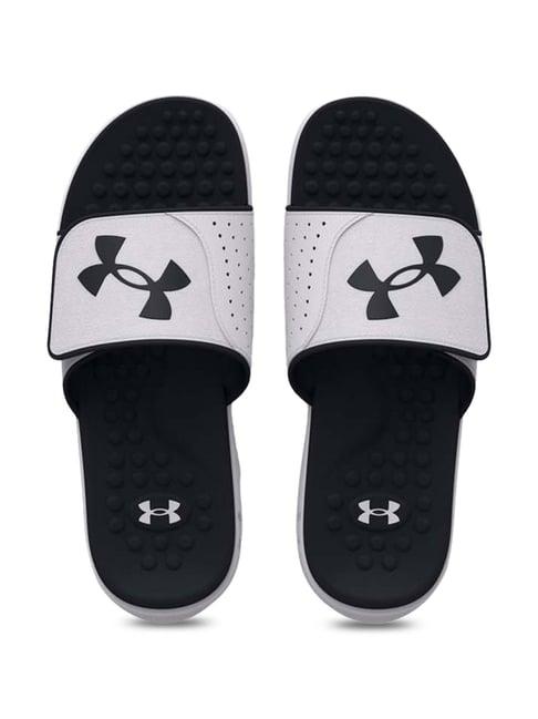 under armour men's ignite pro white slides