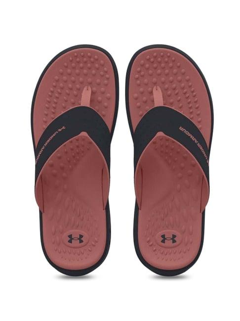 under armour women's ignite pro black flip flops