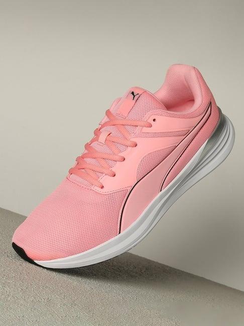 puma men's transport pink running shoes