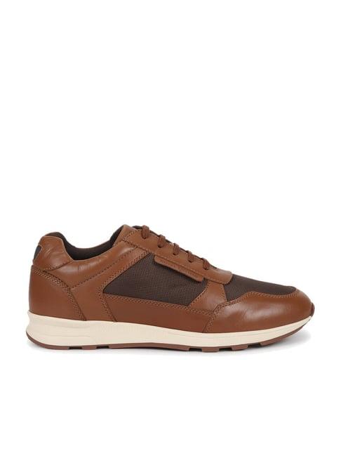 royal enfield men's thump tan casual sneakers