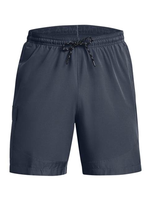 under armour grey loose fit sports shorts