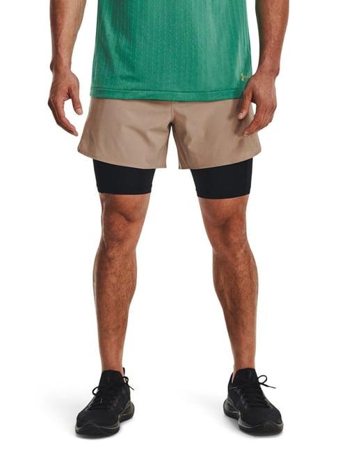 under armour brown classic fit sports shorts