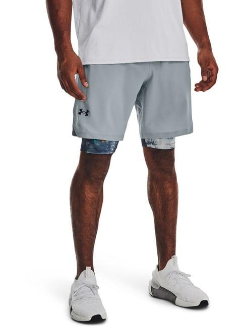 under armour blue classic fit sports shorts