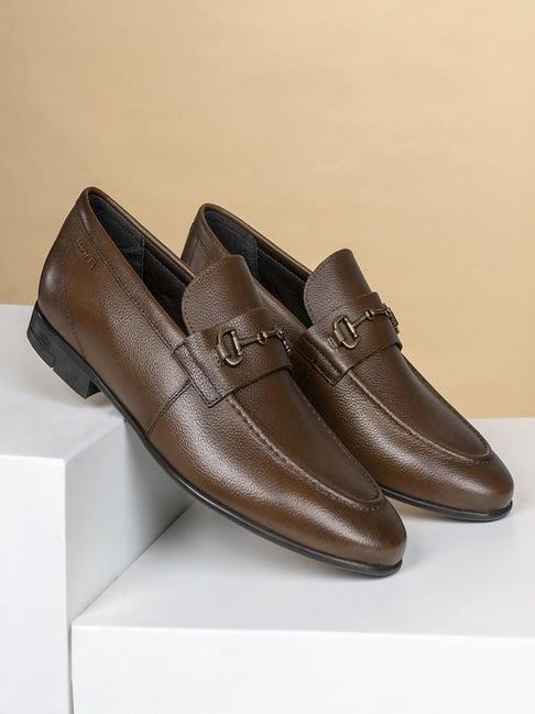 red tape men's teak formal loafers